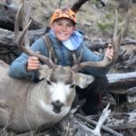 Lash Dominick with Dad's deer 2024